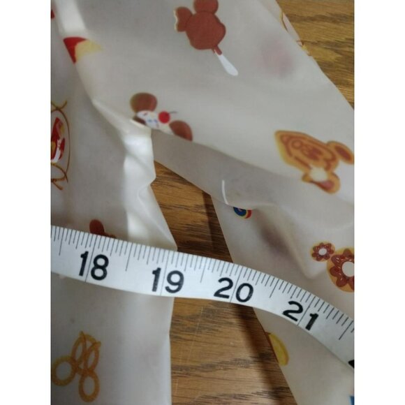 Disney XS Sheer Rain Jacket With Red Drawstring Hood & Snap Buttons Featuring Mi - Picture 3 of 8